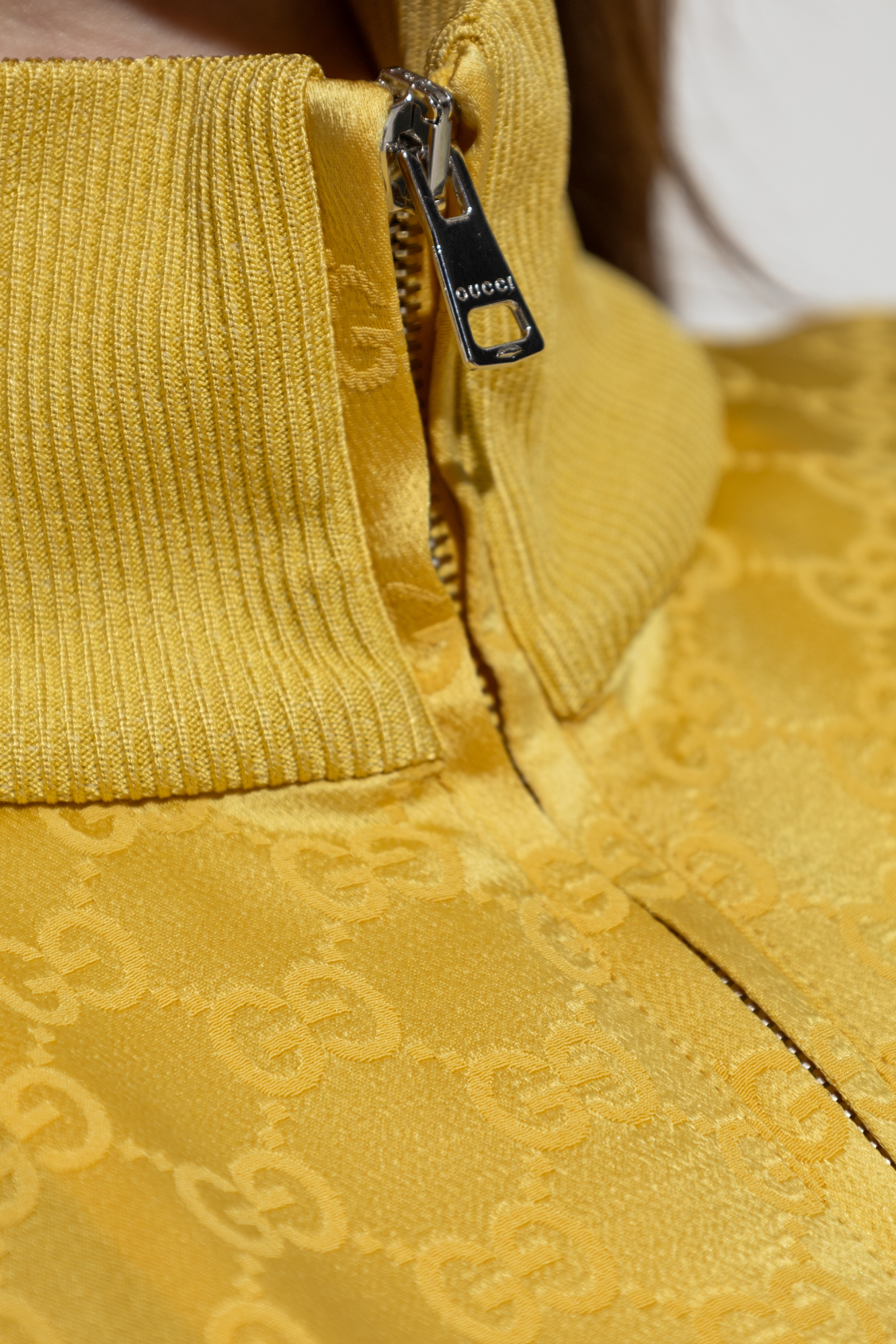 ブルゾン GUCCI FW25 Yellow jacquard sweatshirt (792383XJGSE 7322) Yellow Monogram sweatshirt Gucci - Vitkac AS